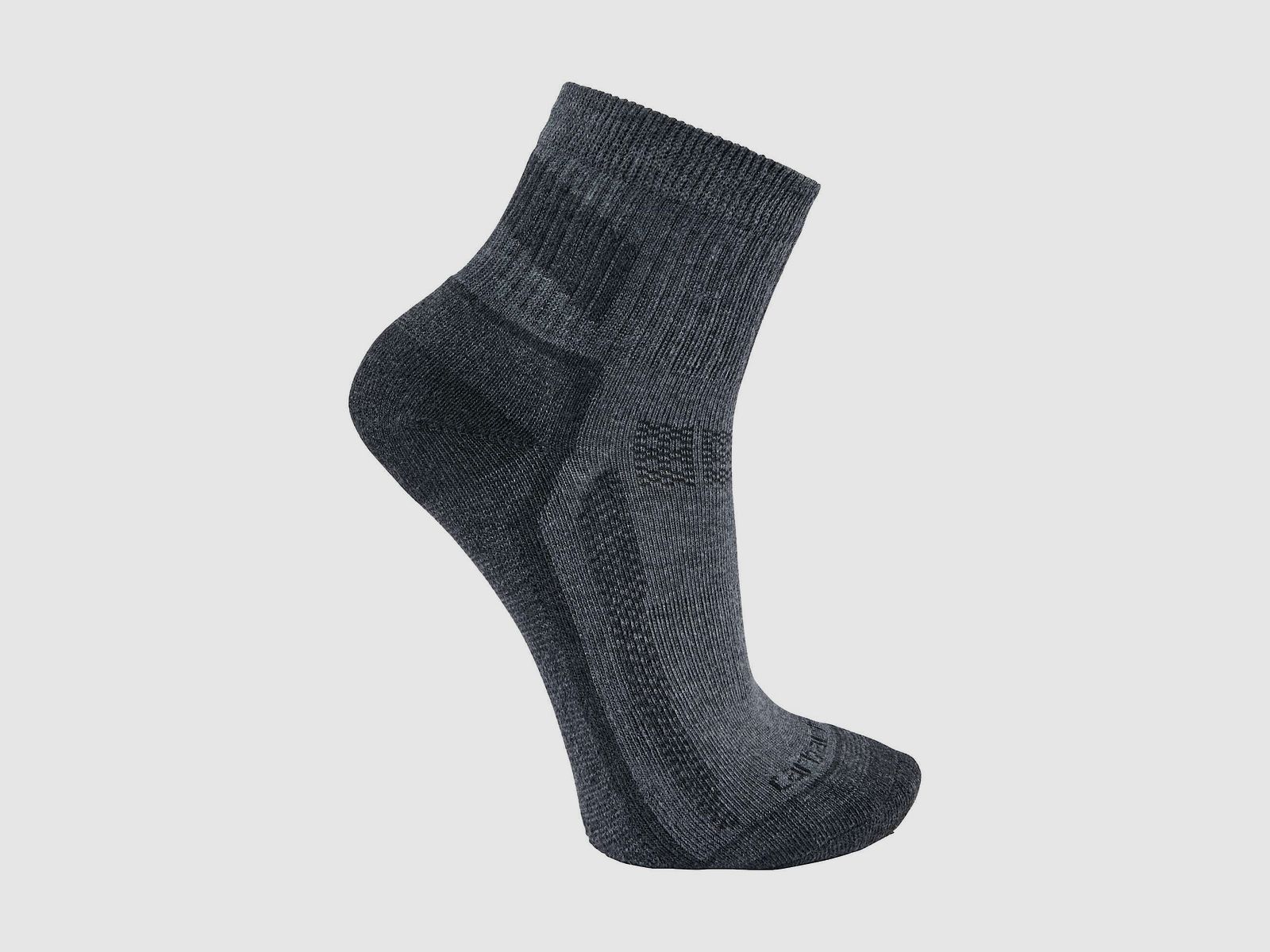 Carhartt Force Midweight Quarter Socks 3-Pack Men's Charcoal XL