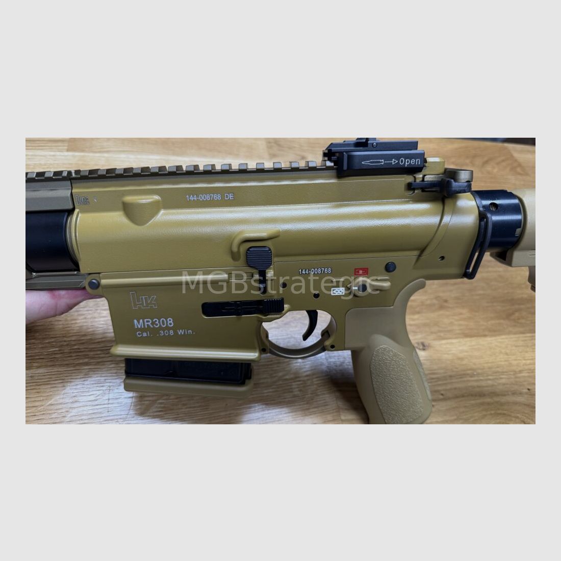Heckler & Koch GmbH MR308 A3 SPECIAL EDITION halbautom. Büchse .308Win - G28 Patrouille Design & Technik - ähnlich HK 417 M110A1 - Upper und Lower RAL8000 beschichtet