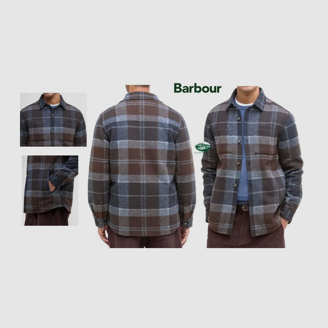 BARBOUR Overshirt Chapter kariert