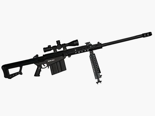 Goatguns Miniaturowe Goatguns Mini Barrett 82A1 .50 Czarny