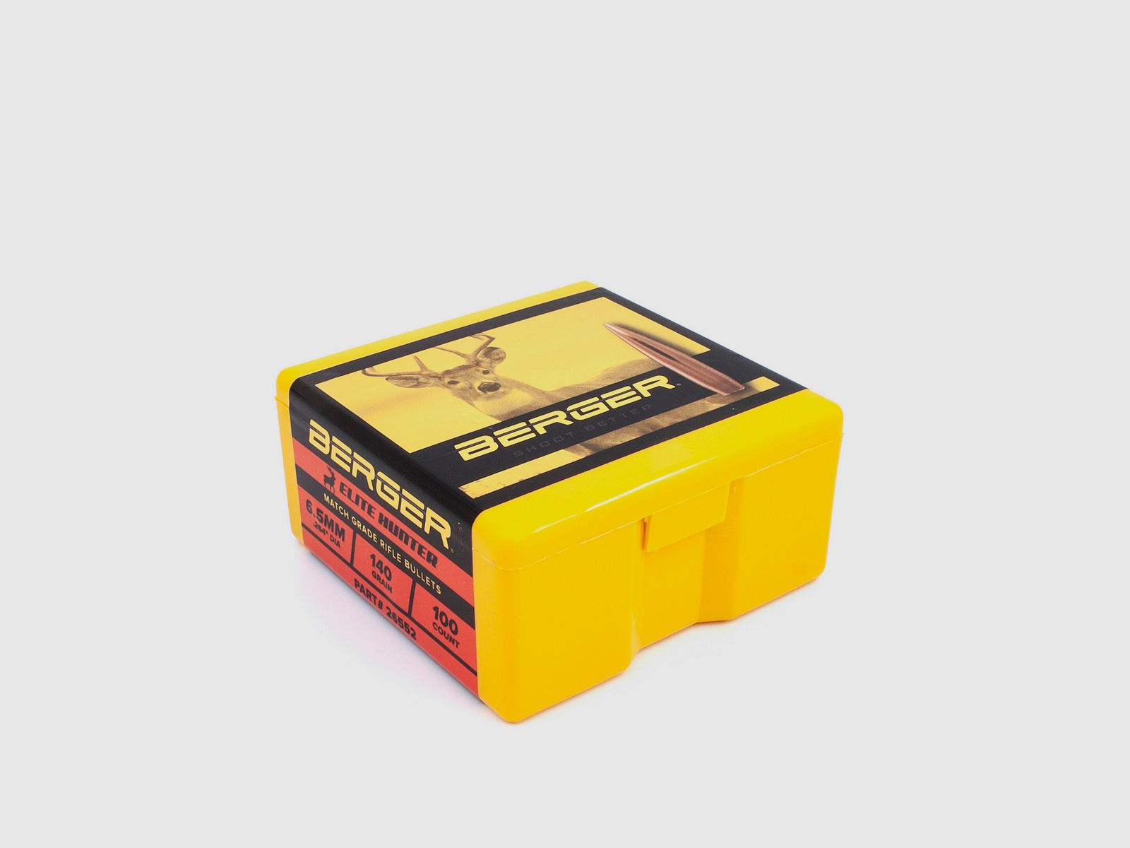 Proiettile Berger 6,5mm/.264 Elite Hunter 140GR 100 pezzi, immagine 5 di 11