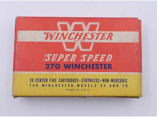 Winchester - USA Büchsenpatronen .270 Win.