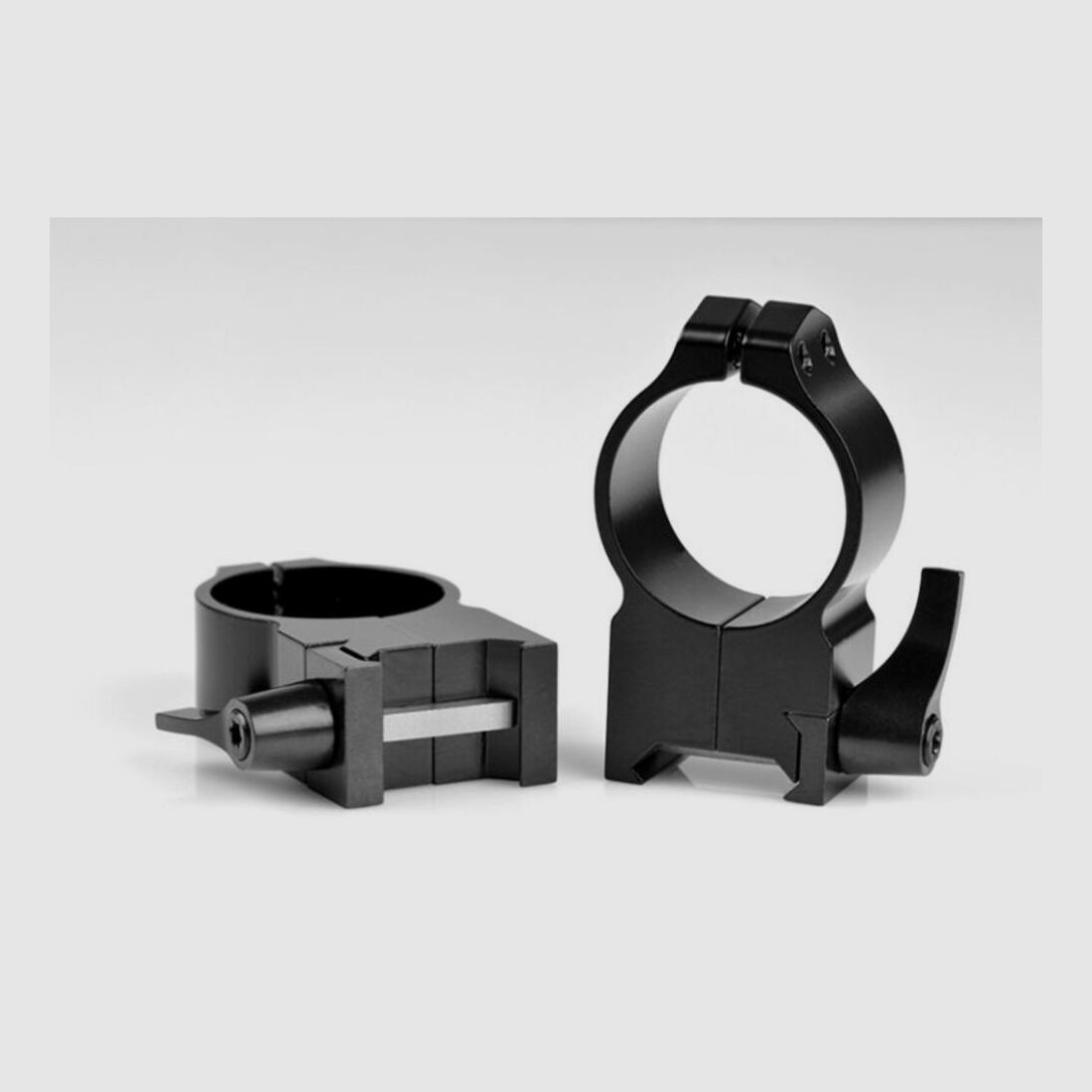 Warne QD Anillos de Acero - 30mm Weaver Extra Alto 16,5 mm (216LM)
