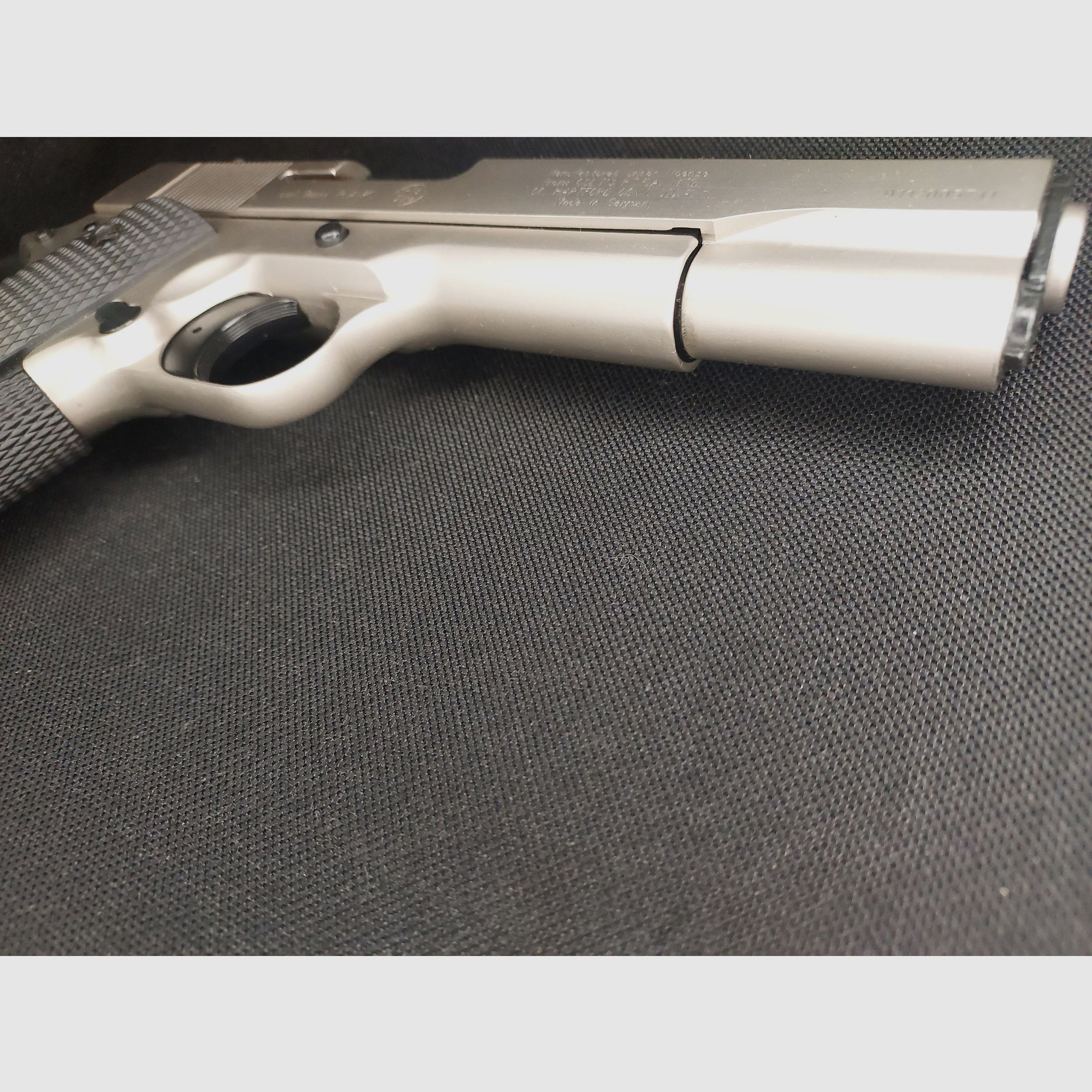 Colt Government 1911 A1 Pistolet alarmowy 9mm P.A.K. Nikiel (PTB 774)