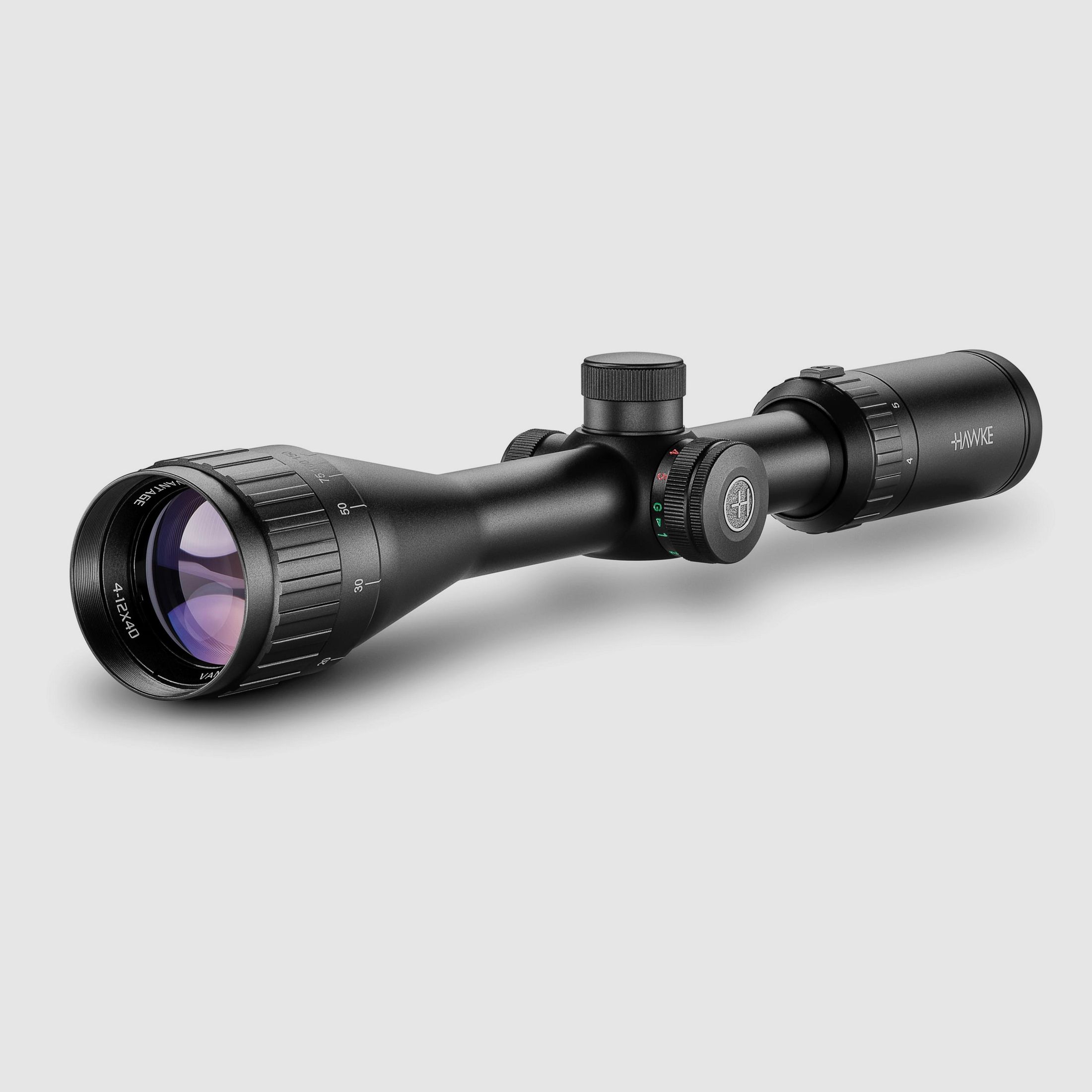 HAWKE 14241 telescopio VANTAGE 4-12x40 AO RIMFIRE 17 HMR reticolo illuminato