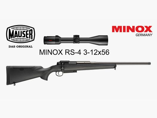 Blaser Group GmbH MAUSER 25 EXTREME Rechtstrekkende Herhaler .308 Win. + MINOX RS-4 3-12x56