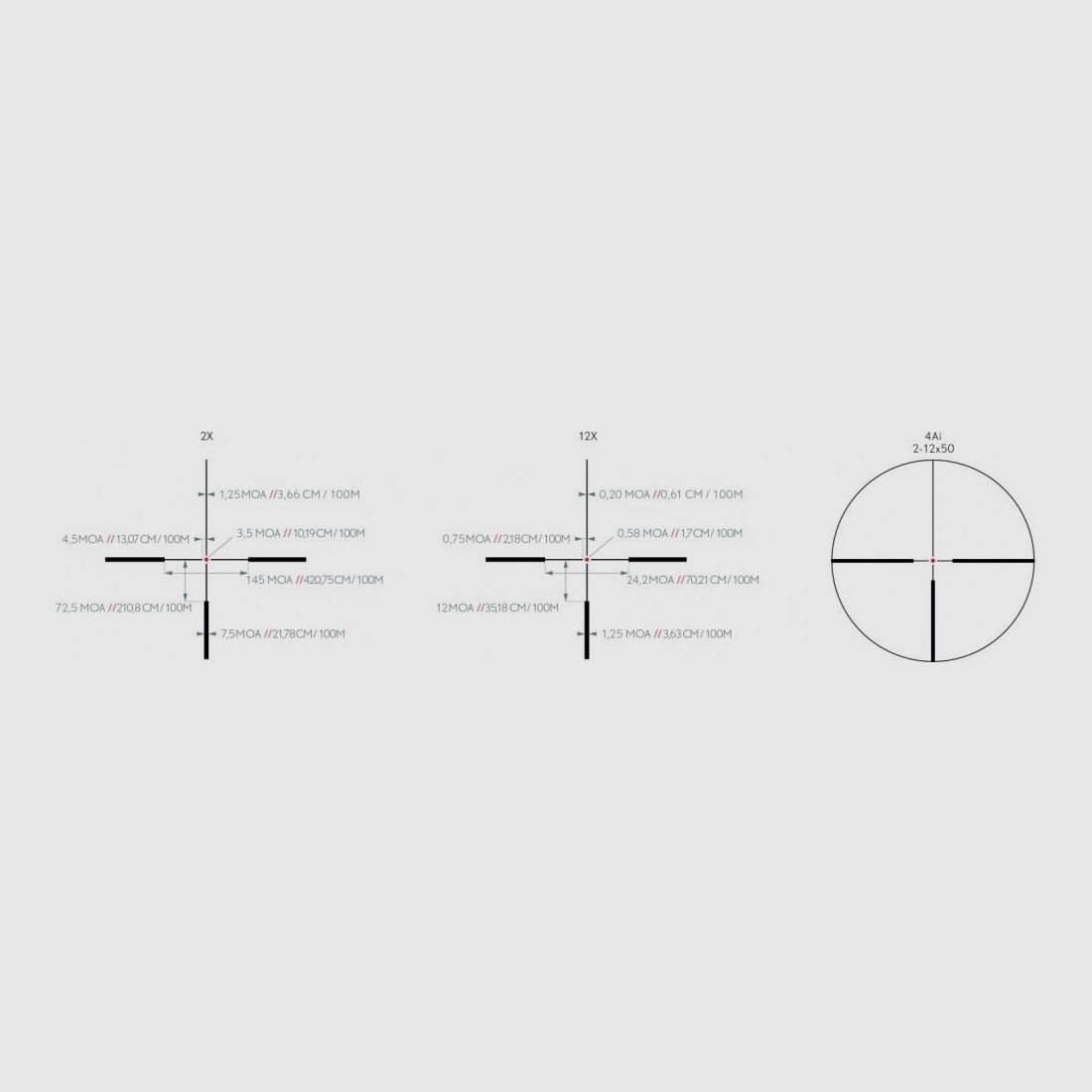 Kite Zielfernrohr B6 2-12X50 - Abs.: 4AI