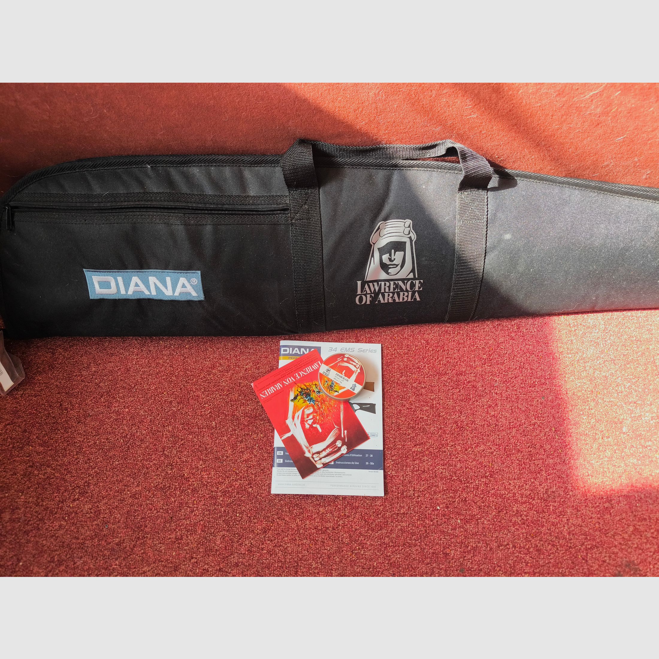 Diana 34 EMS Sonderauflage Lawrence of Arabia mit der Nummer 275 von 500 Produzierten Stückzahl, Farban Sand an, Kaliber 4,5mm, Ungeschossen & Optisch sowie Funktionell in einem Tadellosen top Zustand, Neuwertig!! 