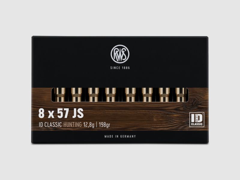 RWS ID CLASSIC - 8x57 iS - 198GRS. - 20 PIECES