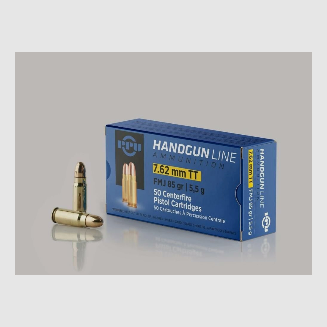 PRVI Partizan VM/FMJ 5,5g/85grs - 50er 7,62mmTokarev