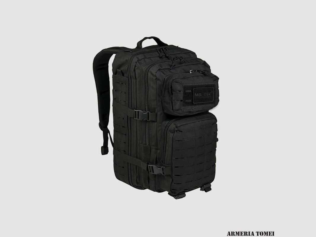 Backpack – MIL-TEC – US ASSAULT PACK LARGE LASER CUT BLACK 51 x 29 x 28 cm, image 1 of 2