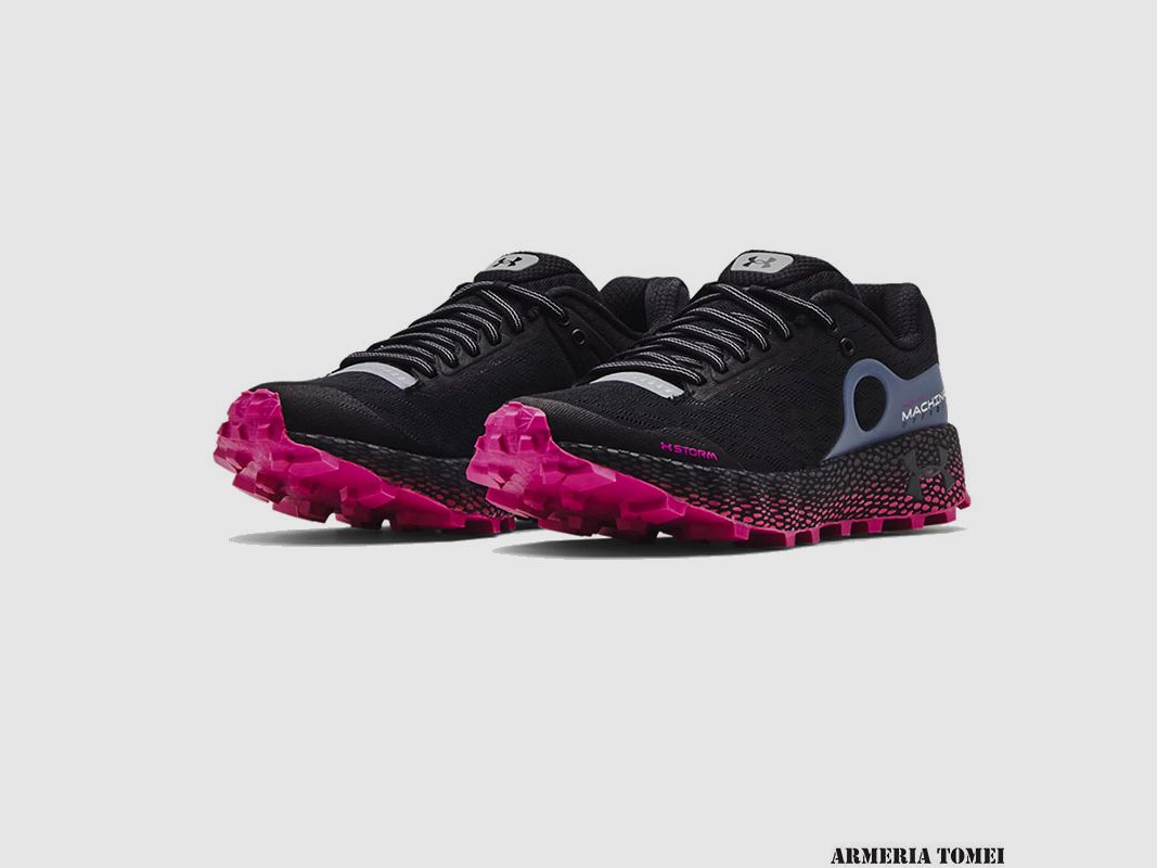 UNDER ARMOUR – FEMMES – UA HOVR MACHINA OFF ROAD Noir / Meteor Pink, image 4 sur 5