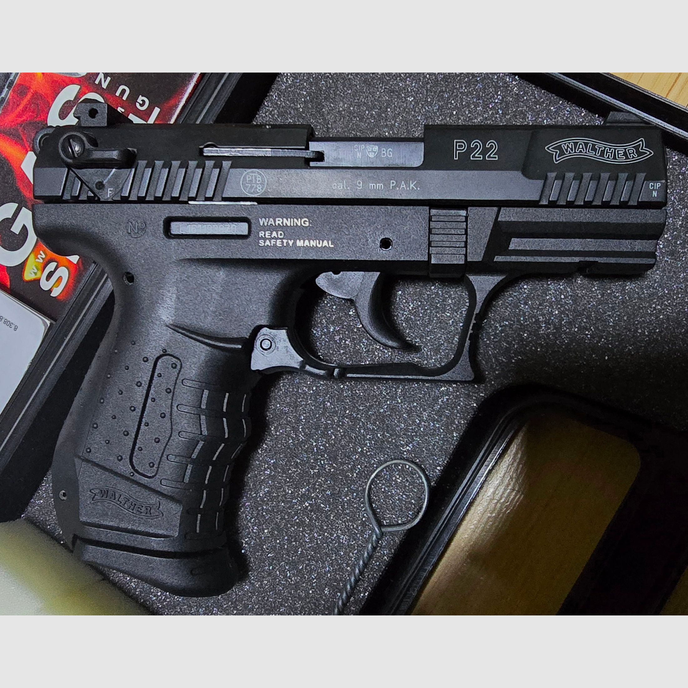 Walther P22 Classic Pistolet d'alarme 9mm PAK