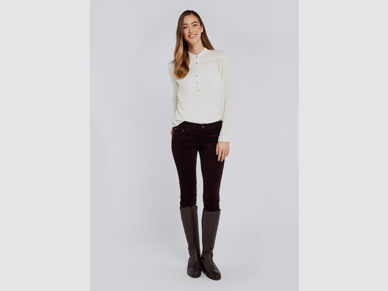 Dubarry of Ireland Pantalon en velours côtelé Honeysuckle ruby