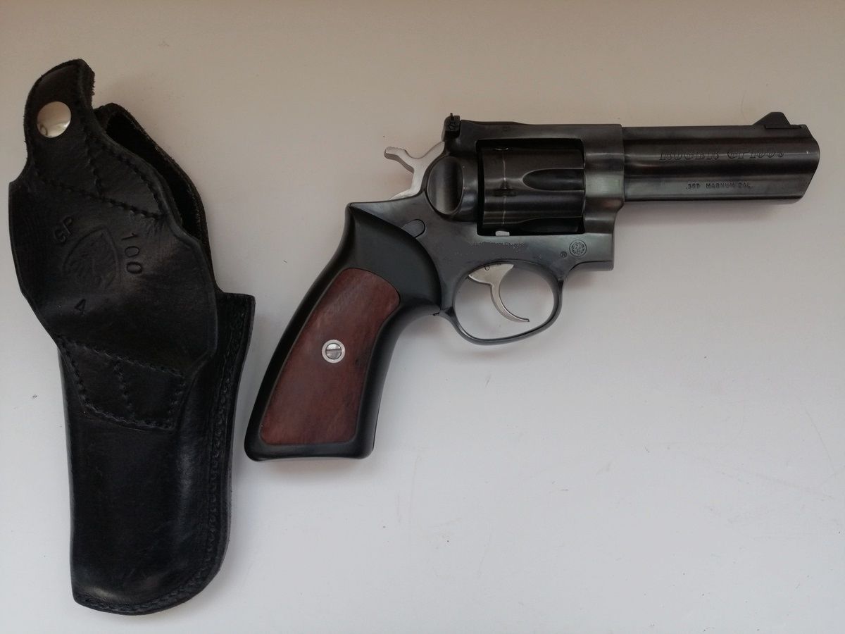 Hermoso Ruger GP 100 – cañón de 4 pulgadas – 357Magnum – funda Ruger – TBE, imagen 1 de 11