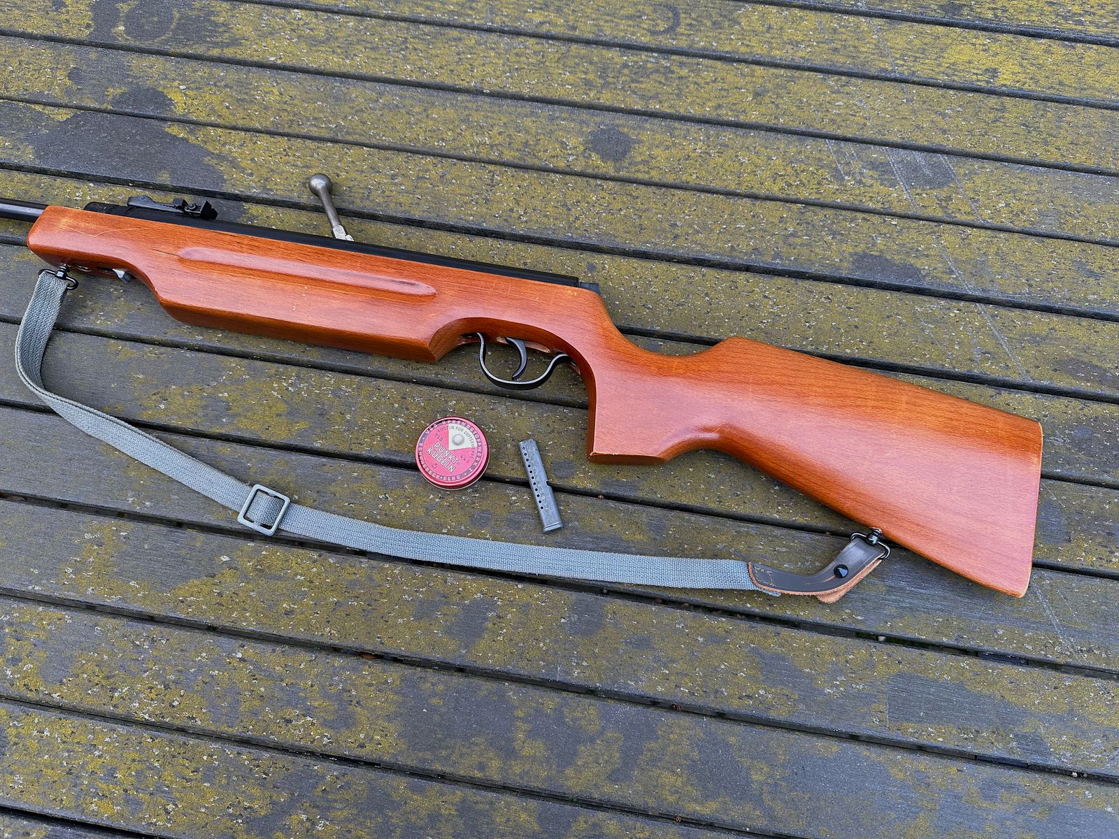 Luftgewehr DDR Haenel Suhl Modell 310 mit Sportschaft