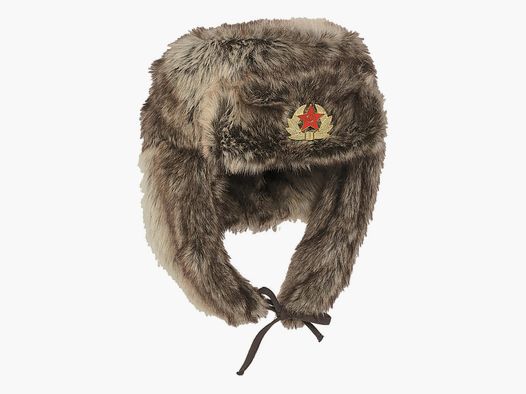 Mil-Tec Russische Wintermütze Shapka braun