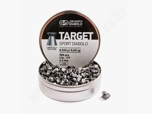 JSB Diabolos Target Sport lisse 4,5mm / 0,52 g / 500 pcs