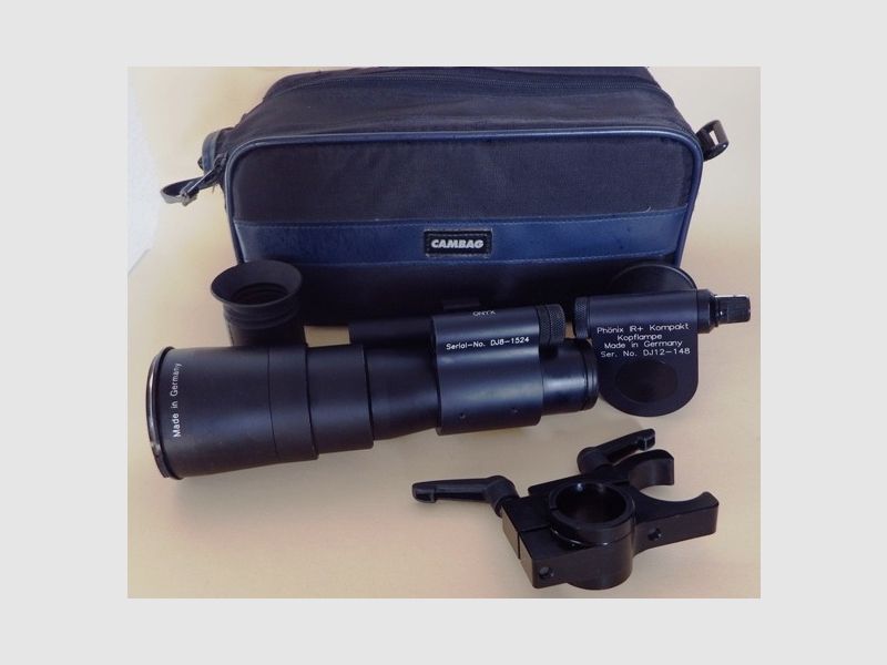 Jahnke appareil de vision nocturne DJ-8 Onyx tube d'image haute performance 7,5x56 en excellent état