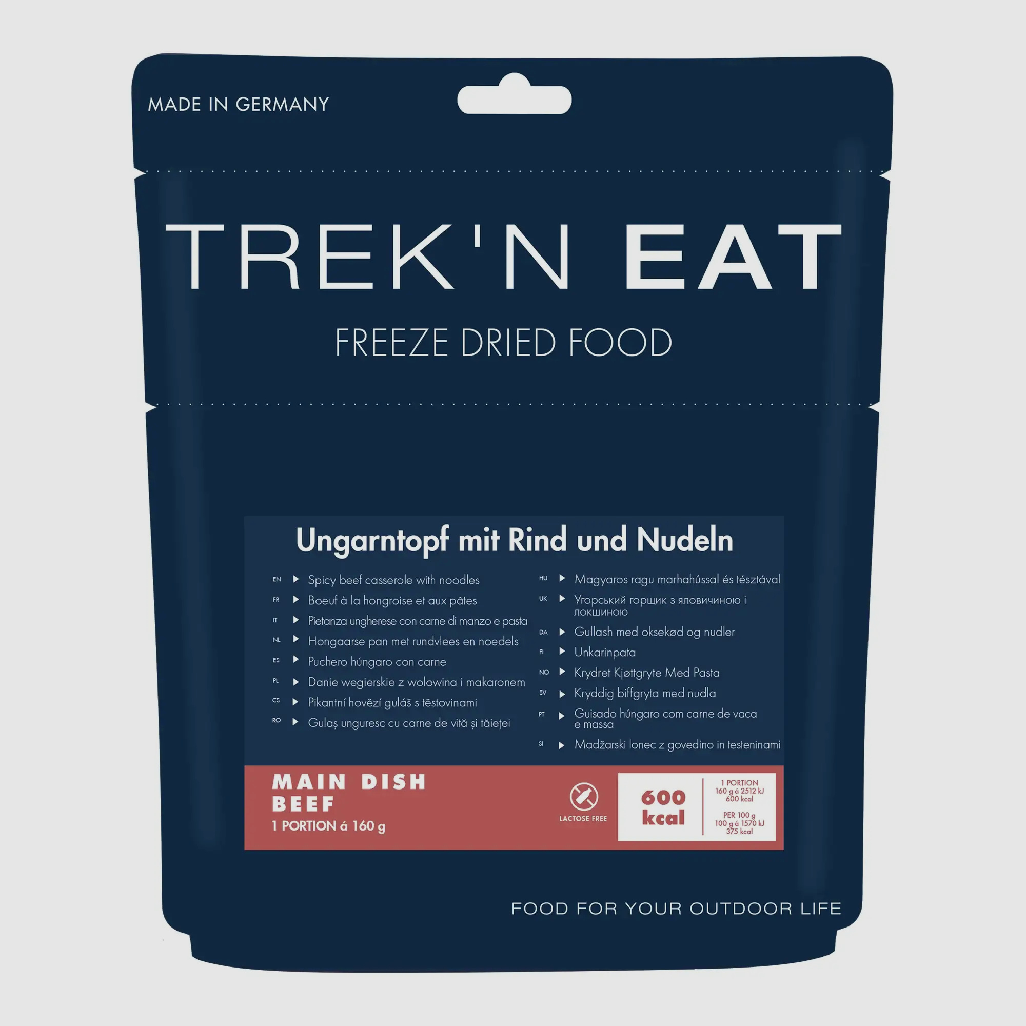 Trek'n Eat Trek'n Eat Węgierski Garnek z Wołowiną i Makaronem
