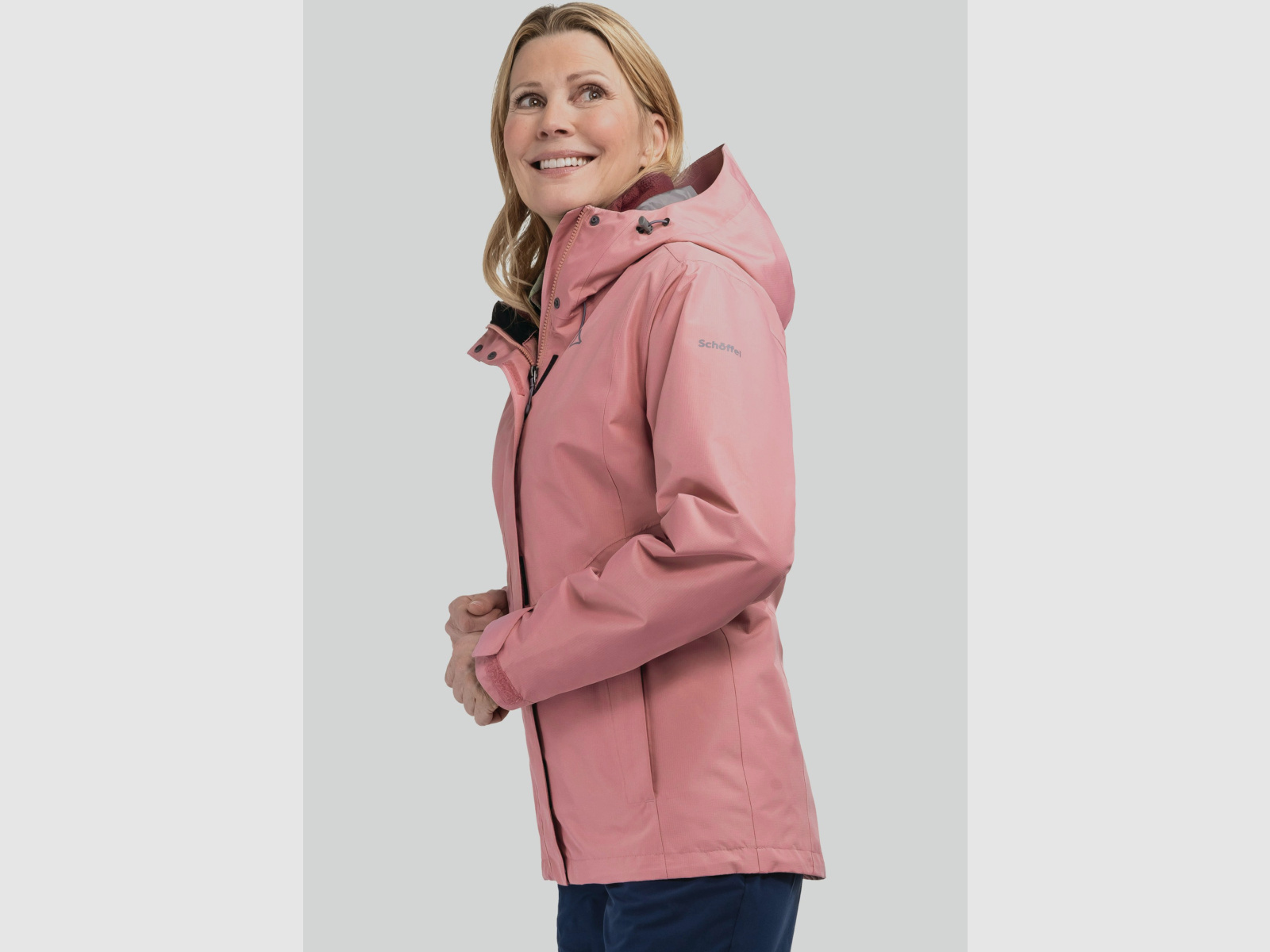 SCHÖFFEL Wandelen 3in1 Jas Stijl Okere WMS Roze