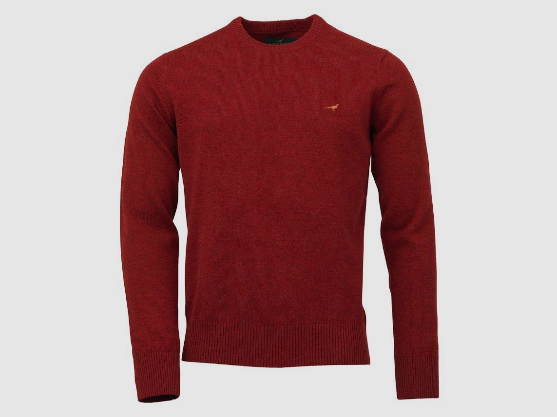 LAKSEN HOY O-NECK SWEATER, OLD RED