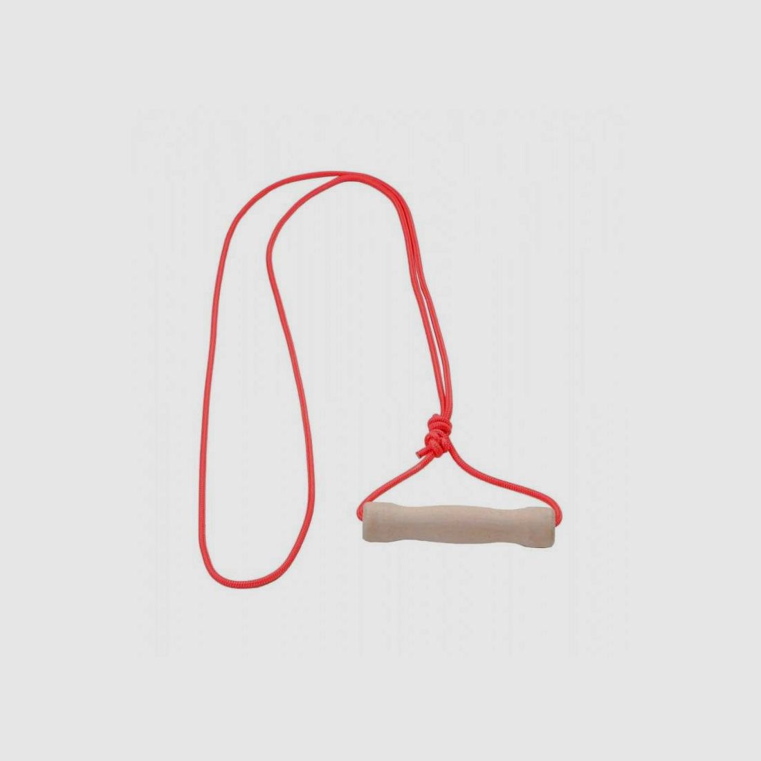 Drag line for game with wooden handle and rope, image 2 of 3