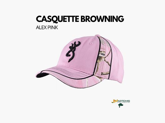 BROWNING ALEX PINK CAMO ROSE CAP