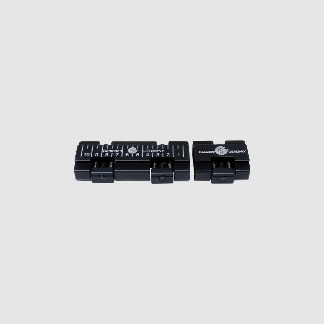 Gehmann Alu-Visierlinienerhöhung 7,5mm schwarz