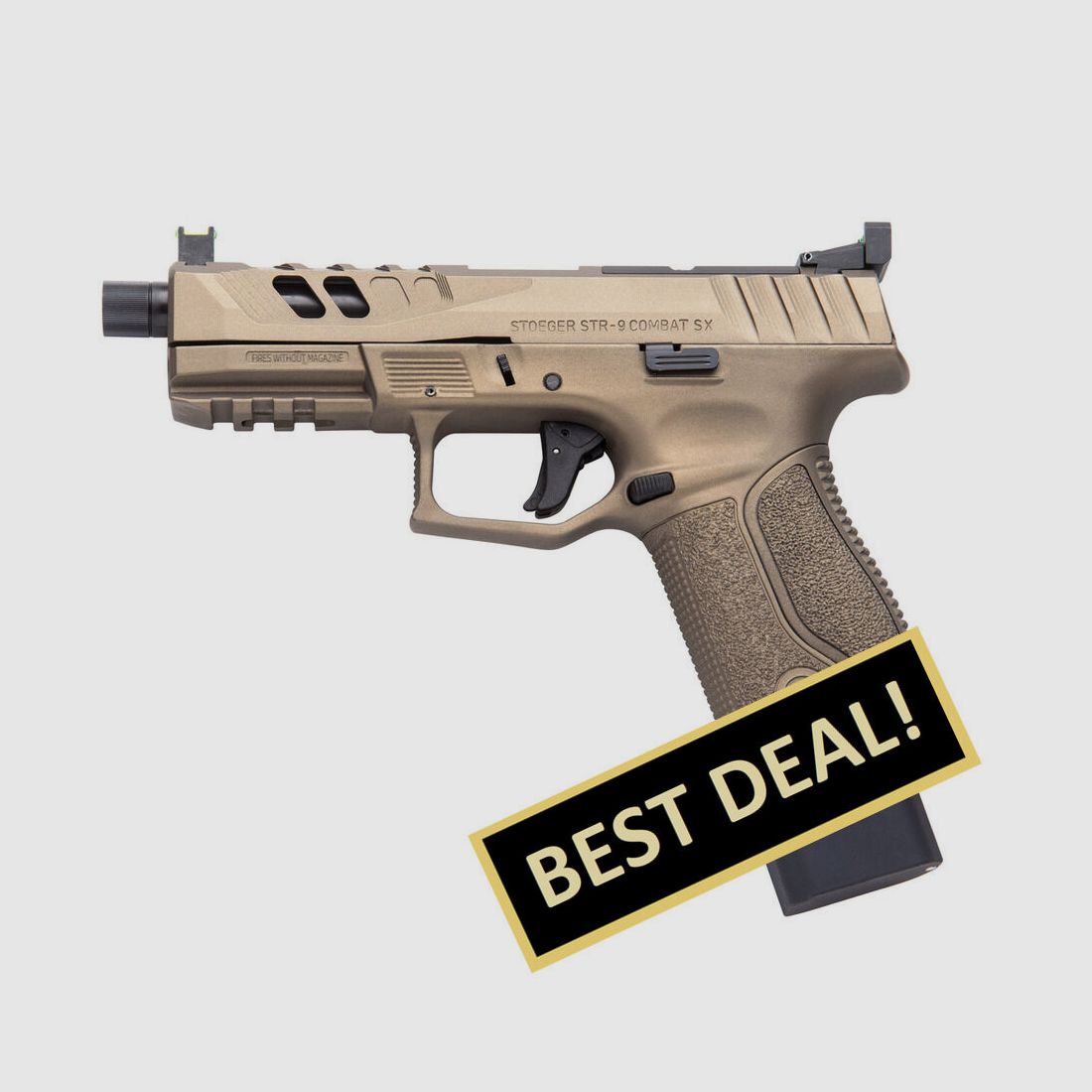 Stoeger STR-9 Combat SX -Smoked Bronze 9x19-Optic Ready-Barrel Thread