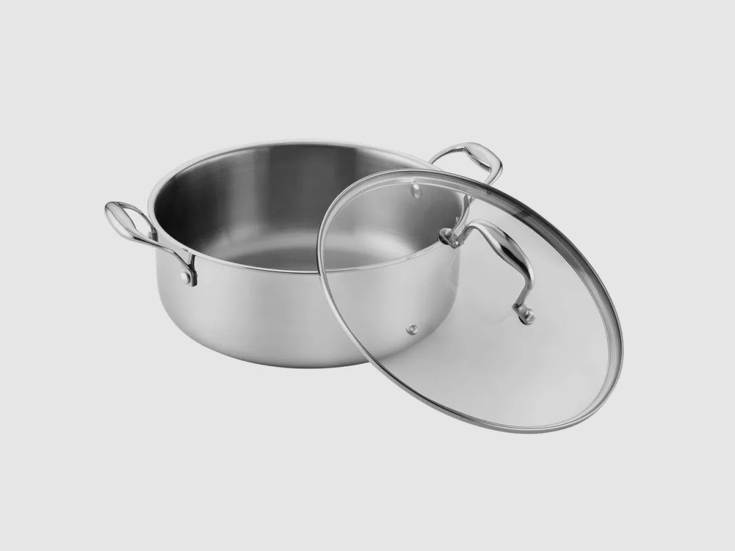 Faitout Ø 28 cm Lumia Tri-Ply 2,5mm Edelstahl 18/10 mit Deckel, Bild 3 von 6