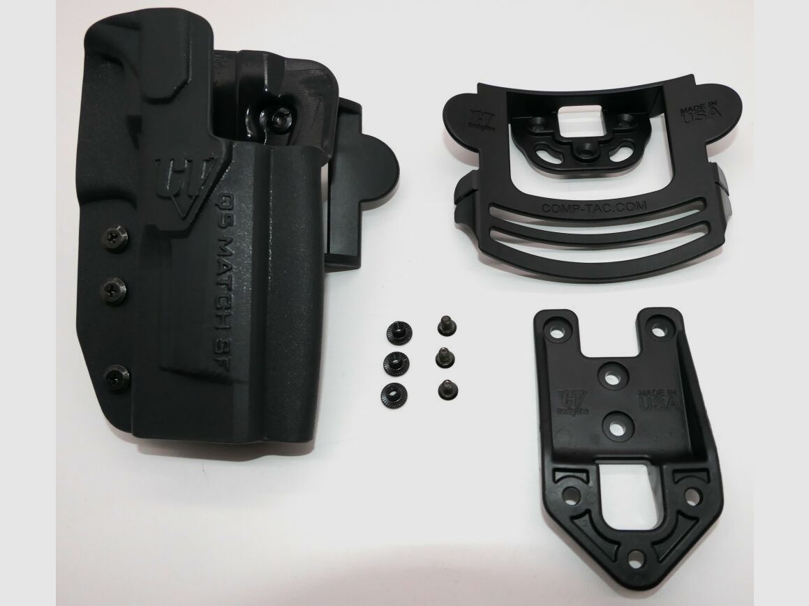 Funda Comp-Tac International KYDEX derecha negra IPSC