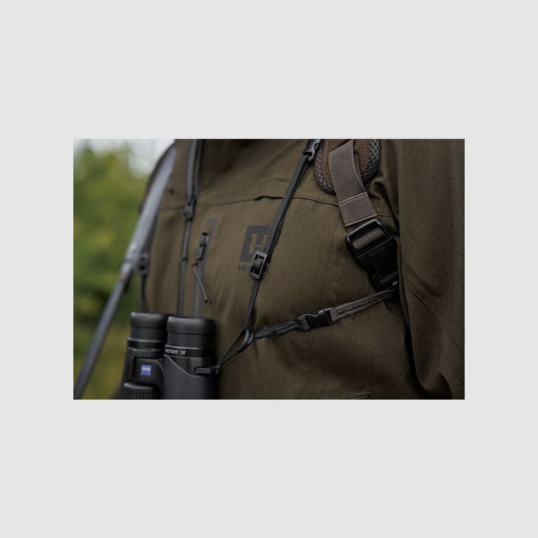 Härkila Fernglashalter Dark willow green One Size