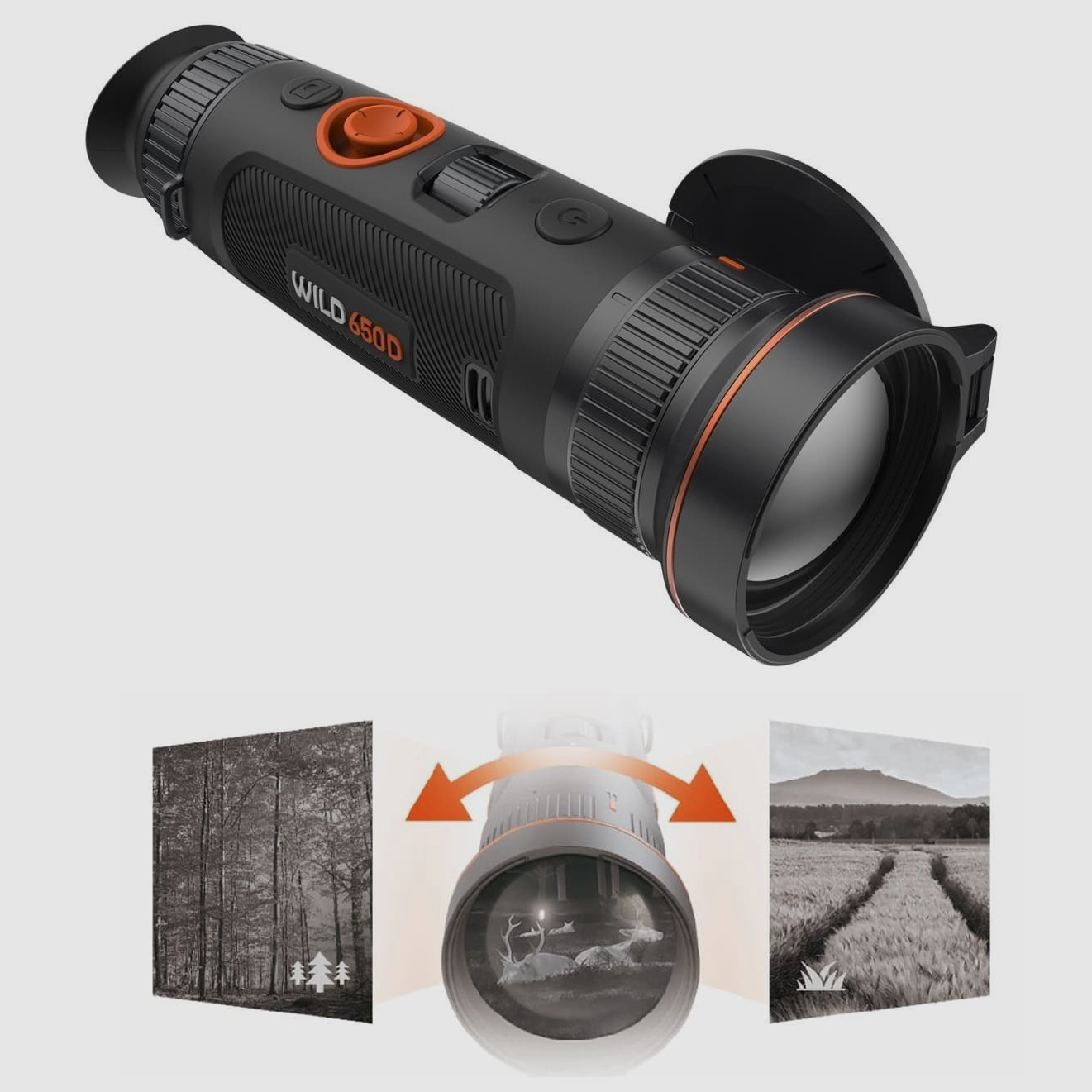 **Neu** ThermTec Wild 650D - Dual Zoom 25/50mm Linse **Neu**