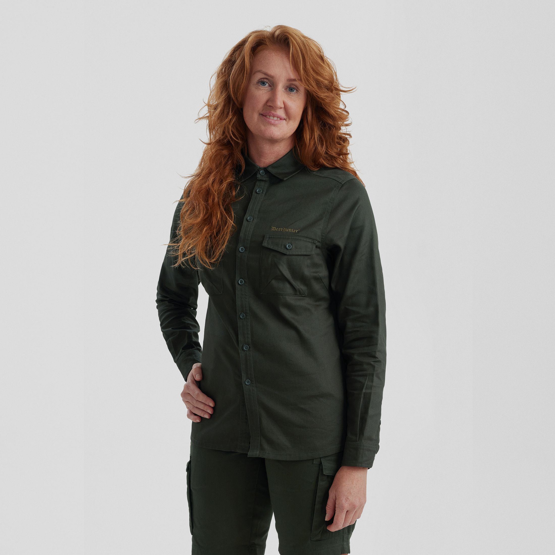 Lady Atlas Bluse - Timber – Kleidergröße Damen: 38