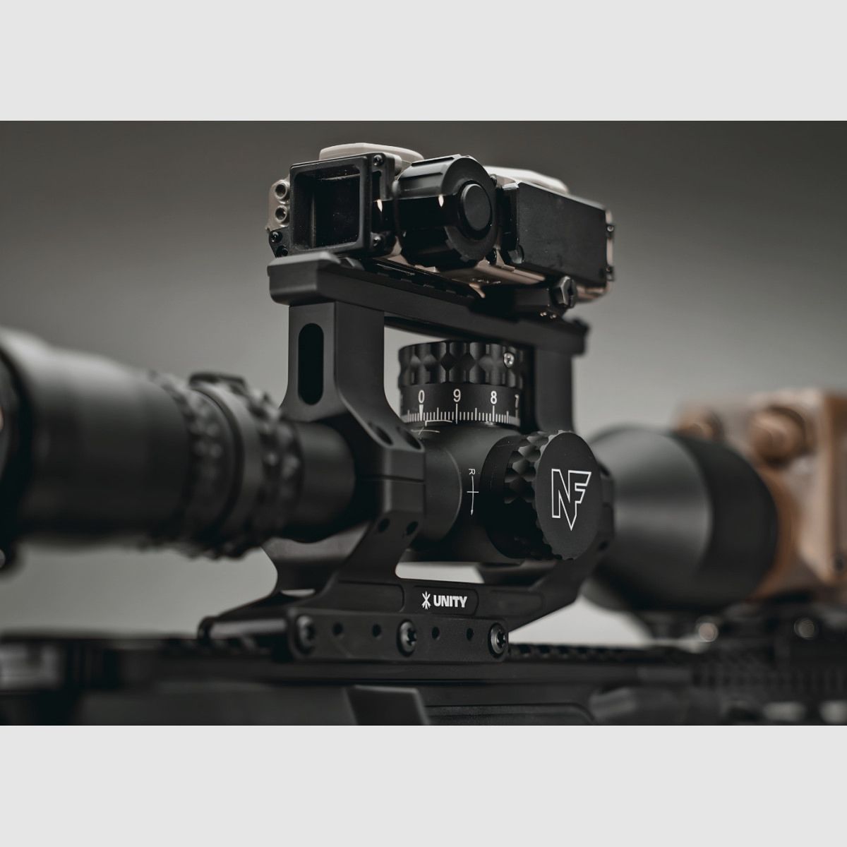 Unity Tactical – Bridge Scope Mount for FAST REKE – 30 mm – Black – FST-S30B-BRG, image 7 of 7