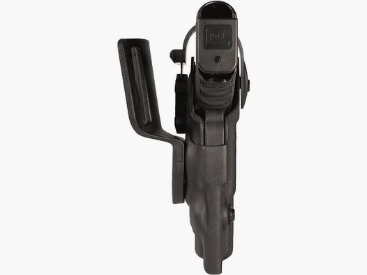 VEGATEK DUTY Holster mit Sicherheitslevel II Glock 17/18/22/31/37-Schwarz-Rechtshänder