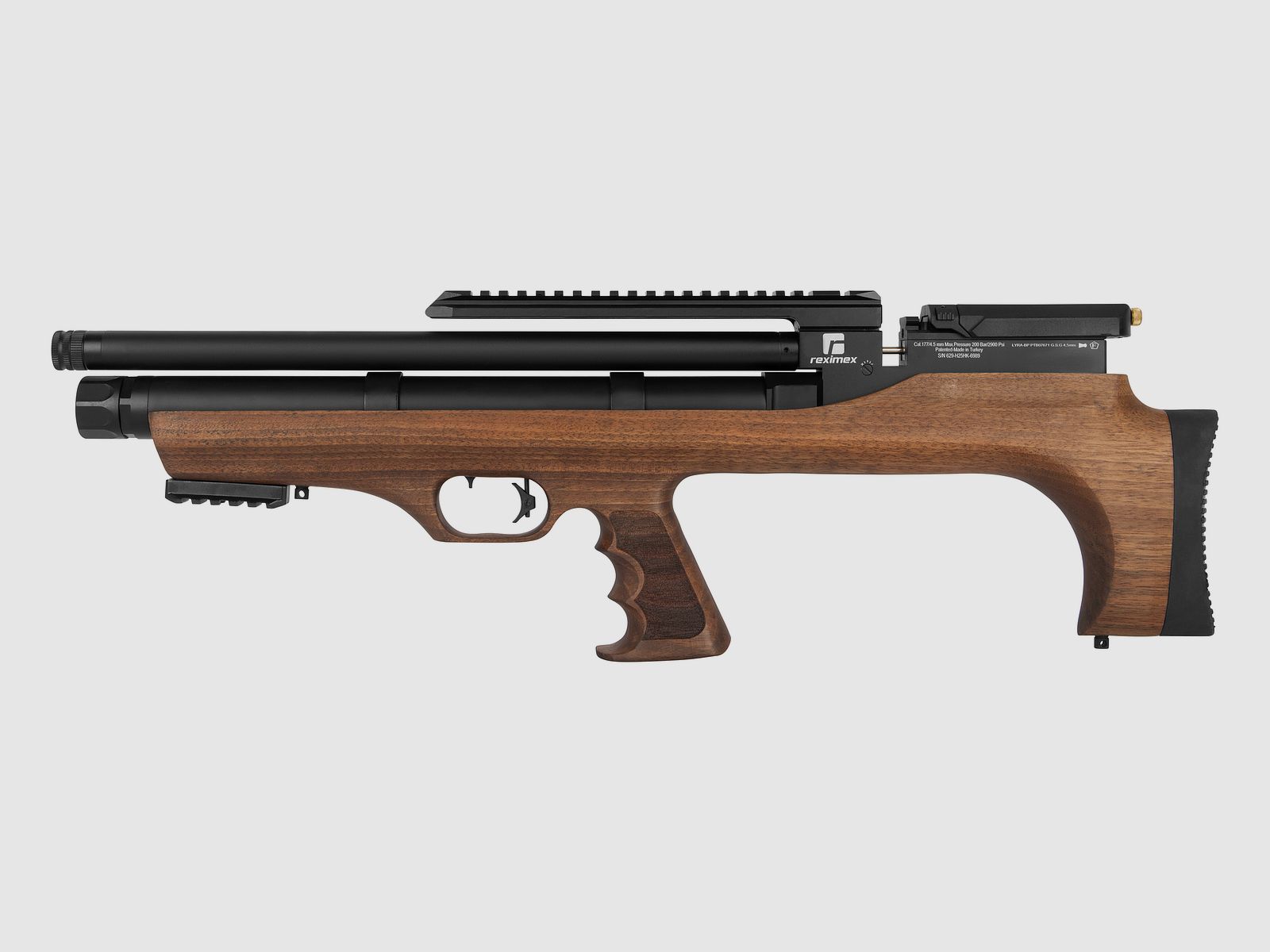 Reximex Lyra-BP Walnuss 4,5mm - Druckluft Pressluft | PCP