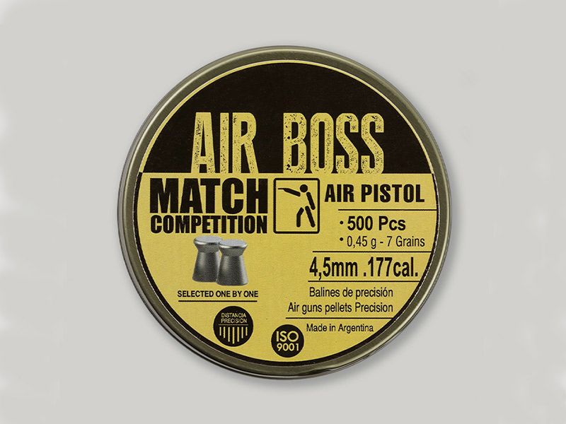 Flachkopf Diabolos Apolo Air Boss Match Competition Kaliber 4,5 mm 0,45 g glatt 500 StĂĽck