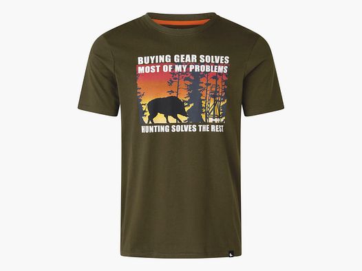 T-SHIRT SEELAND HIGHSEAT SUNSET LIGHT PINE