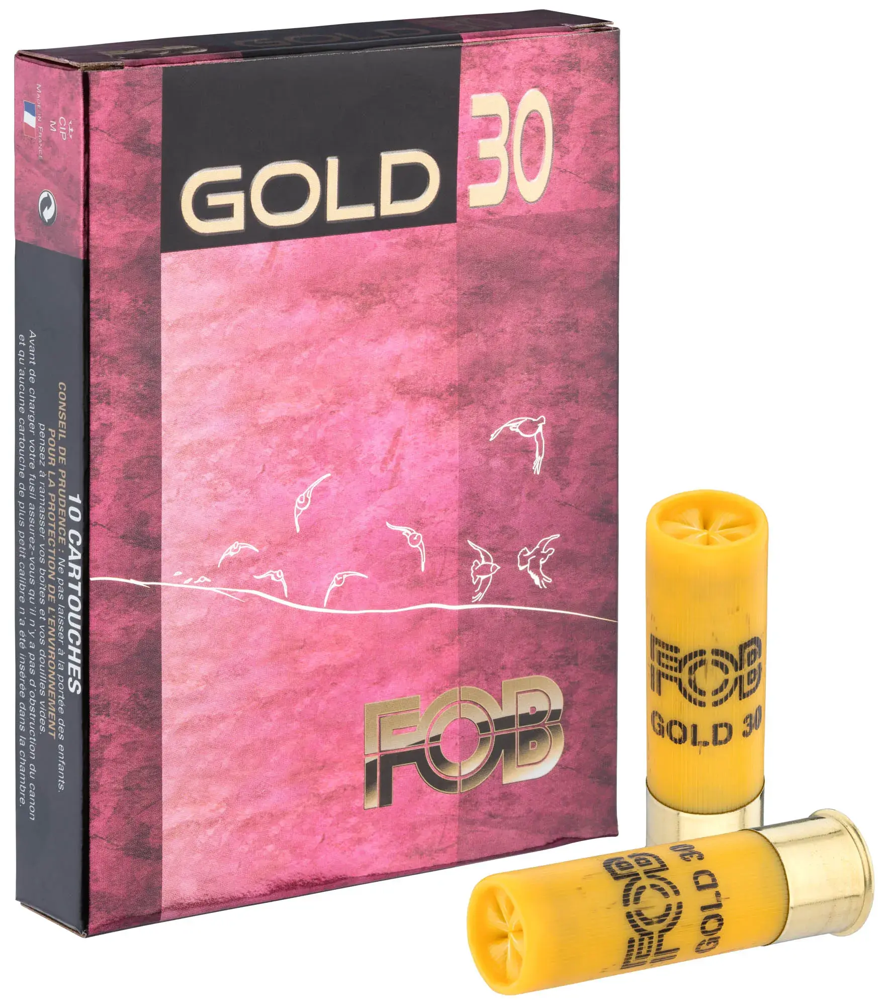 Jagdbüchsenpatrone Fob Gold 30 Kaliber 20/70, Bild 2 von 4