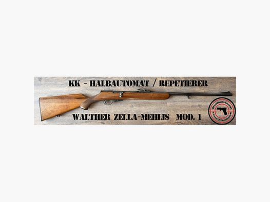 halbautomatische Büche / Repetierer  WALTHER ZELLA-MEHLIS  Mod. 1  im Kaliber .22lr