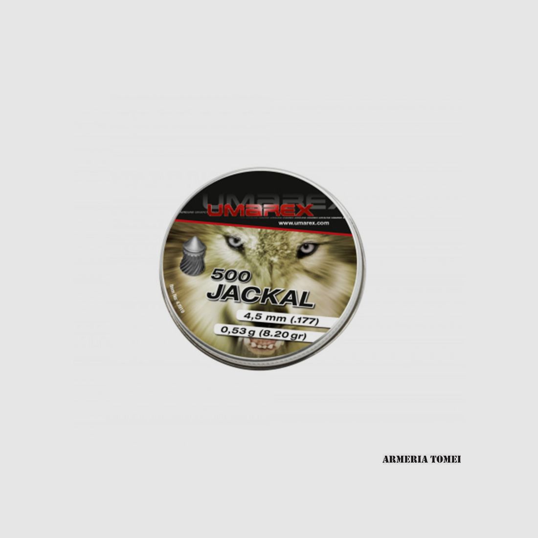 UMAREX – JACKAL 4,5mm (.177) 0,53g (8,20gr) 500st, afbeelding 1 van 2
