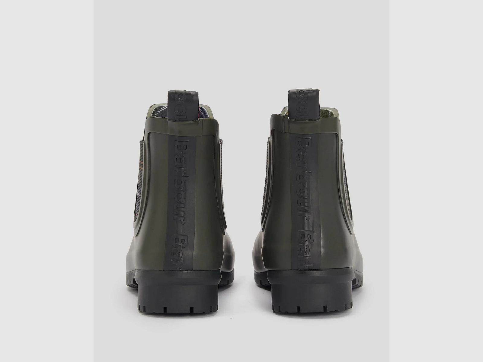 Barbour Kingham Tartan Gummistiefel kurz