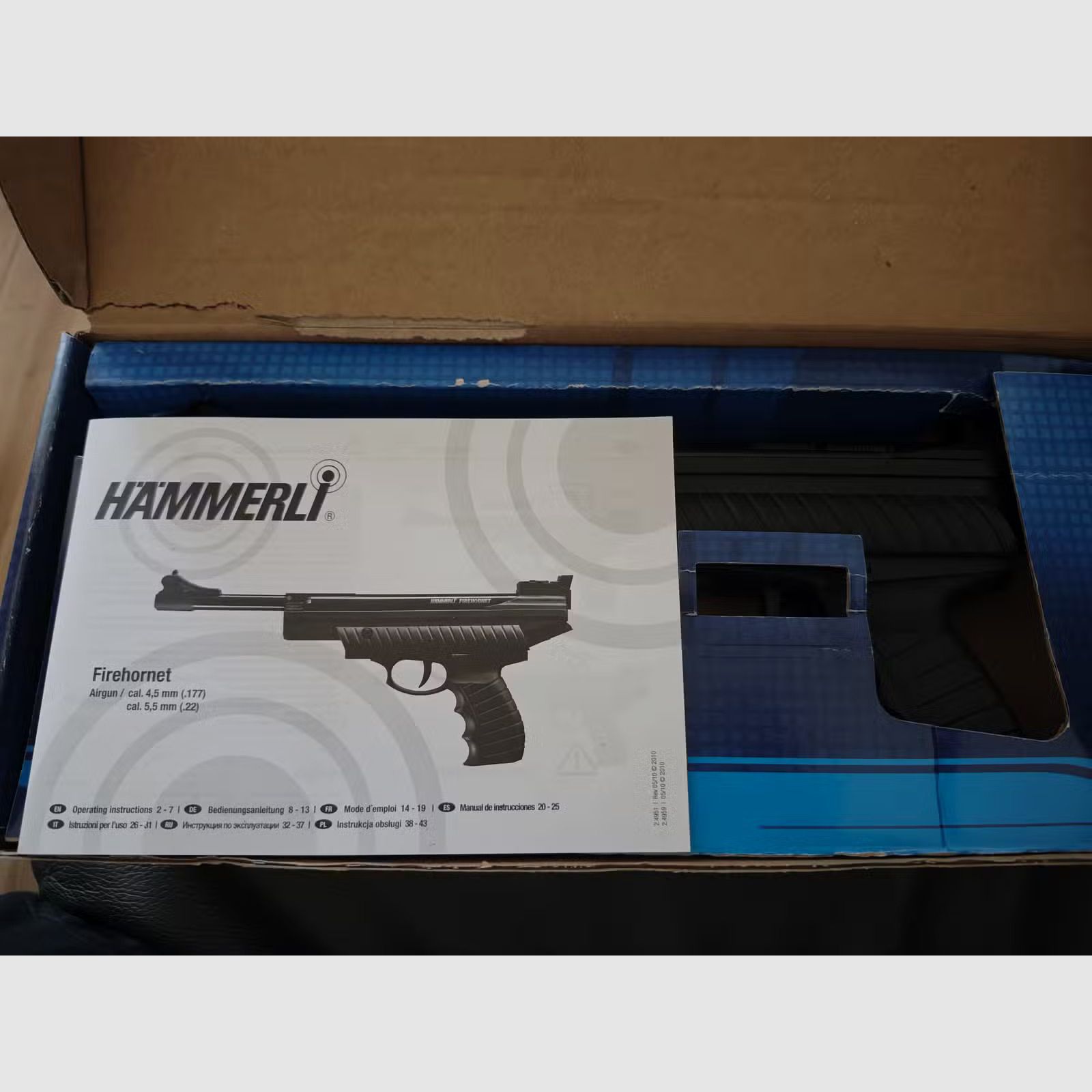Hammerli Firehornet 4.5mm Knicklaufpistole, 5 J. sehr guter Zustand!