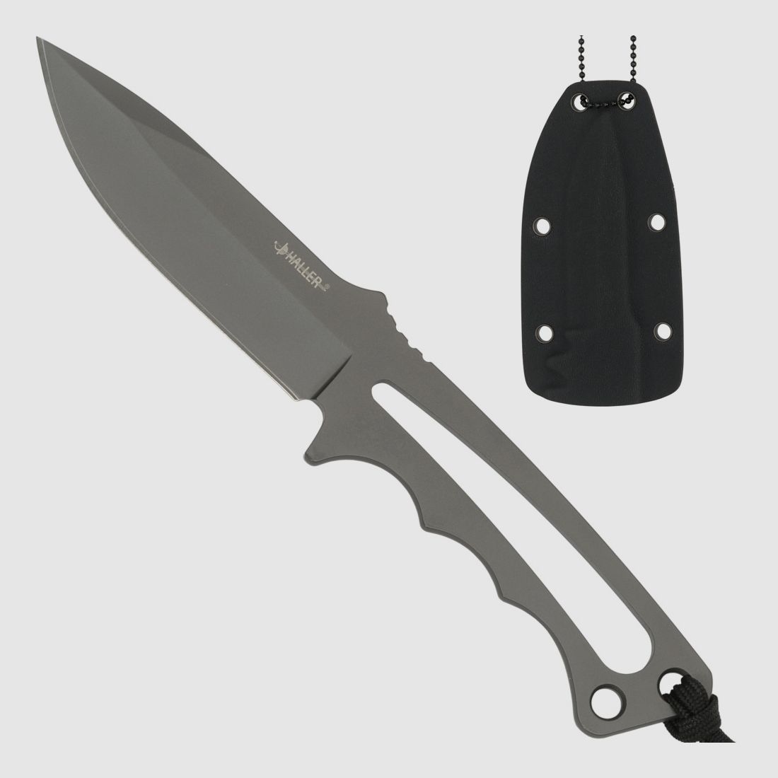 Skelett Neck Knife Umhngemesser 42 konform legal fhren