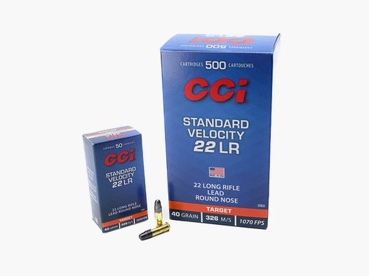 CCI .22 LR 40gr Standaard Snelheid LRN