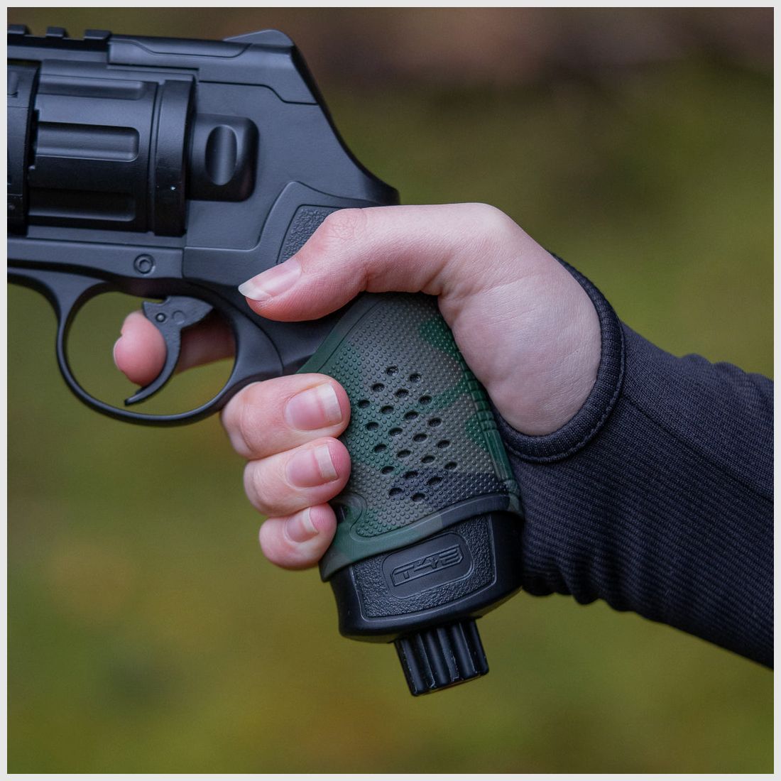 MANIGLIA | Antiscivolo Alta Resistenza Stretchy | Maniglia Frontale | diversi Stili | Marcatori T4E | Paintball | RAM | Airsoft