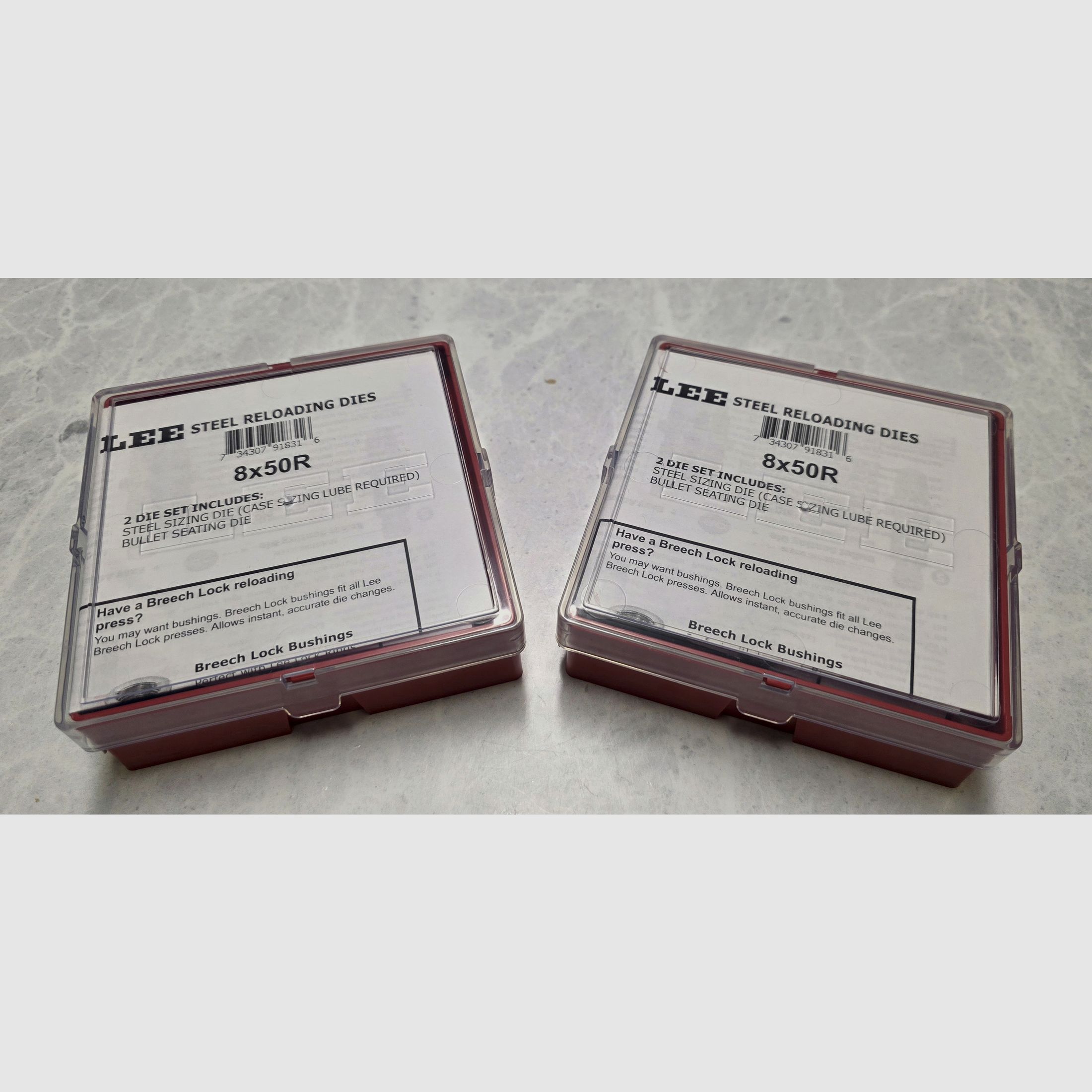 LEE 8x50 R (.323) Mannlicher full caliber die set LIMITED + accessories !NEW!