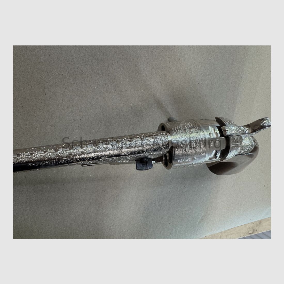 Perkussionsrevolver Galesi Rigarmi Brescia Army 1860 handgraviert .44(BlackPowder)